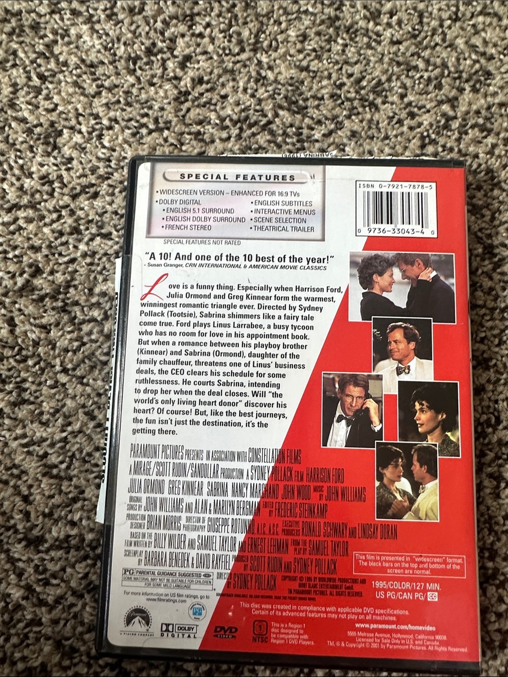 Sabrina DVD - Picture 2 of 3